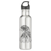 Inspirierter Adler Trinkflasche (Vorderseite)