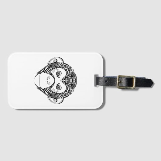 Inspirierter Affe-Entwurf Gepäckanhänger (Vorderseite (Horizontal))