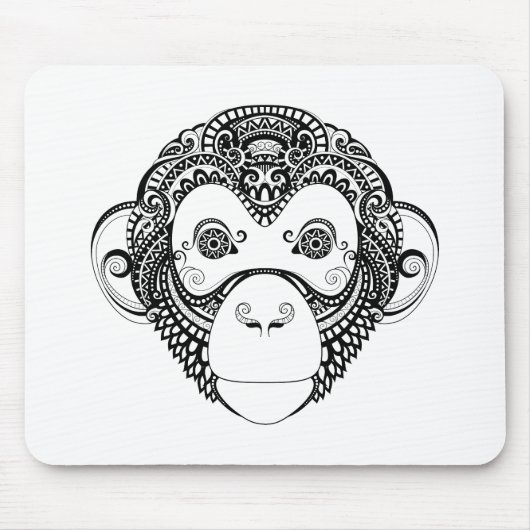 Inspirierter Affe-Entwurf Mousepad (Vorne)