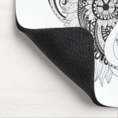 Inspirierter Affe Mousepad (Ecke)