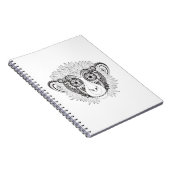 Inspirierter Affe Notizblock (Rechte Seite)