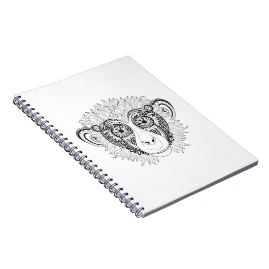 Inspirierter Affe Notizblock (Rechte Seite)