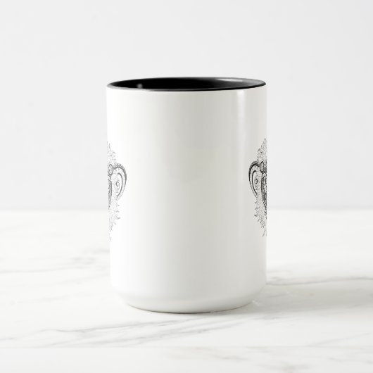 Inspirierter Affe Tasse (Zentrum)