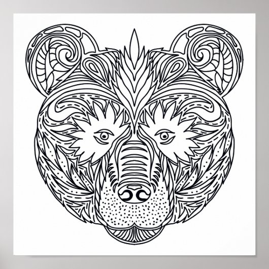 Inspirierter Bär 2 Poster (Vorne)