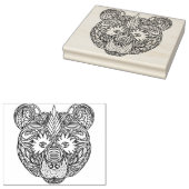 Inspirierter Bär Gummistempel (Stempel)