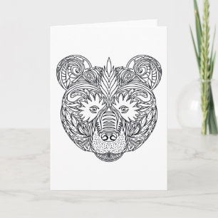 Inspirierter Bär Karte