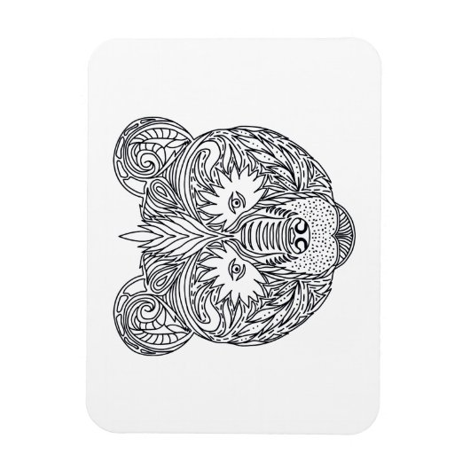 Inspirierter Bär Magnet (Vertikal)