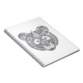 Inspirierter Bär Notizblock (Rechte Seite)