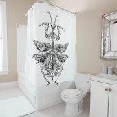 Inspirierter betender Mantis Duschvorhang (Beispiel)