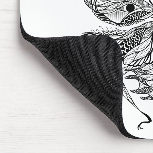 Inspirierter betender Mantis Mousepad (Ecke)