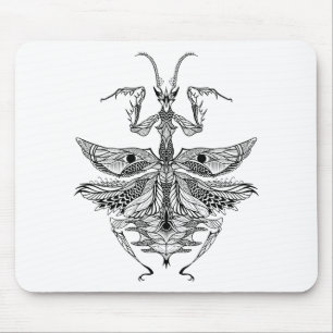 Inspirierter betender Mantis Mousepad