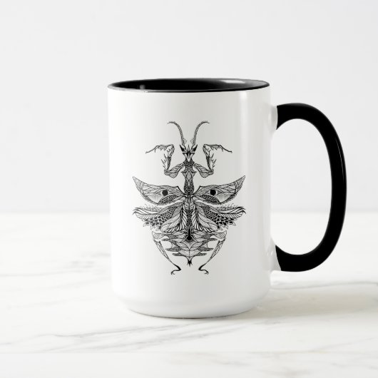 Inspirierter betender Mantis Tasse (Rechts)