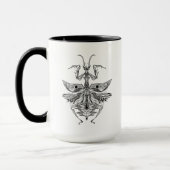 Inspirierter betender Mantis Tasse (Links)