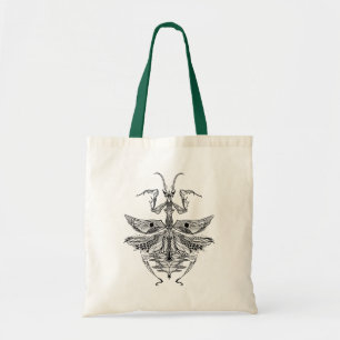 Inspirierter betender Mantis Tragetasche