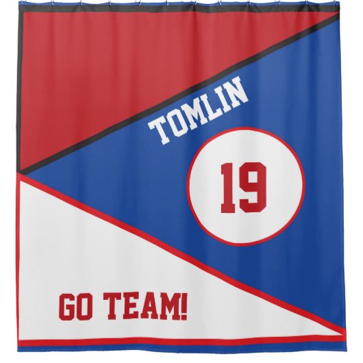 Inspirierter Duschvorhang (Vorderseite)