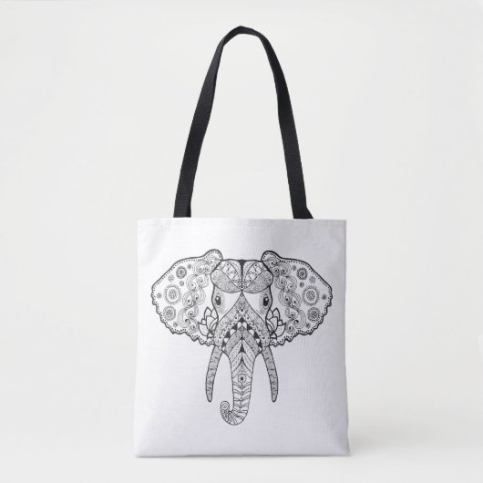 Inspirierter Elefant 4 Tasche (Vorderseite)