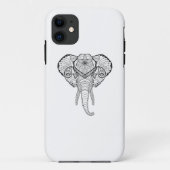 Inspirierter Elefant-Kopf Case-Mate iPhone Hülle (Rückseite)