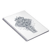 Inspirierter Elefant Notizblock (Rechte Seite)