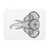 Inspirierter Elphant Head Magnet (Horizontal)