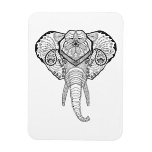 Inspirierter Elphant Head Magnet