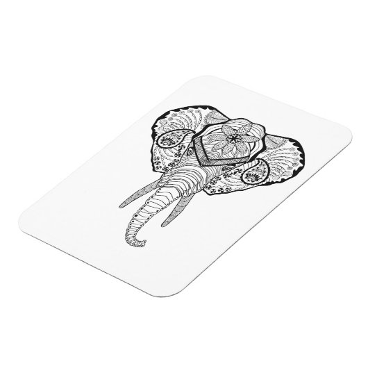 Inspirierter Elphant Head Magnet (Linke Seite)