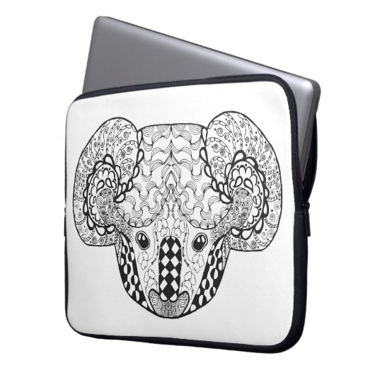 Inspirierter Koala-Bär Laptopschutzhülle (Vorderseite Links)