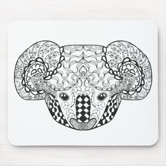 Inspirierter Koala-Bär Mousepad (Vorne)