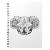 Inspirierter Koala-Bär Notizblock (Vorderseite)