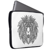 Inspirierter Löwe-Kopf 4 Laptopschutzhülle (Vorne Rechts)
