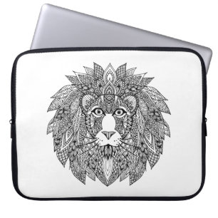 Inspirierter Löwe-Kopf 4 Laptopschutzhülle