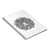 Inspirierter Löwe-Kopf 4 Notizblock (Rechte Seite)