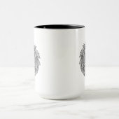 Inspirierter Löwe-Kopf 4 Tasse (Zentrum)