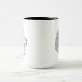 Inspirierter Löwe-Kopf 5 Tasse (Zentrum)