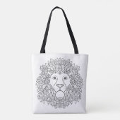 Inspirierter Löwe-Kopf 6 Tasche (Rückseite)
