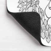 Inspirierter Löwe-Kopf Mousepad (Ecke)