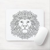 Inspirierter Löwe-Kopf Mousepad (Mit Mouse)