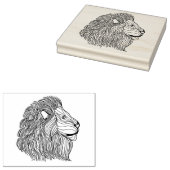 Inspirierter Löwenkopf 5 Gummistempel (Stempel)