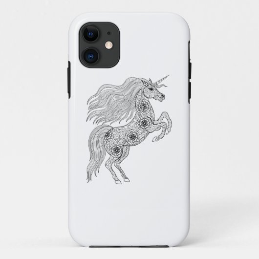 Inspirierter magischer Unicorn Case-Mate iPhone Hülle (Rückseite)