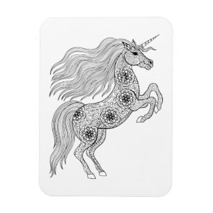 Inspirierter magischer Unicorn Magnet