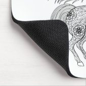 Inspirierter magischer Unicorn Mousepad (Ecke)