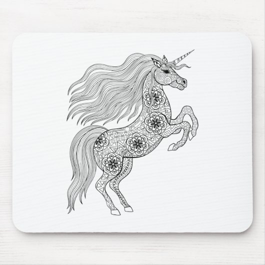 Inspirierter magischer Unicorn Mousepad (Vorne)