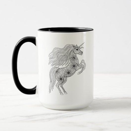 Inspirierter magischer Unicorn Tasse (Links)