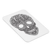 Inspirierter menschlicher Schädel Magnet (Rechte Seite)