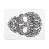 Inspirierter menschlicher Schädel Magnet (Horizontal)