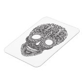 Inspirierter menschlicher Schädel Magnet (Linke Seite)
