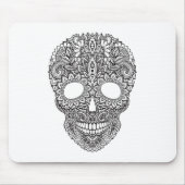 Inspirierter menschlicher Schädel Mousepad (Vorne)
