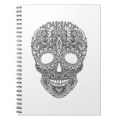 Inspirierter menschlicher Schädel Notizblock (Vorderseite)