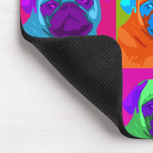inspirierter Mops Mousepad (Ecke)