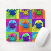 inspirierter Mops Mousepad (Mit Mouse)