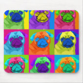 inspirierter Mops Mousepad (Vorne)